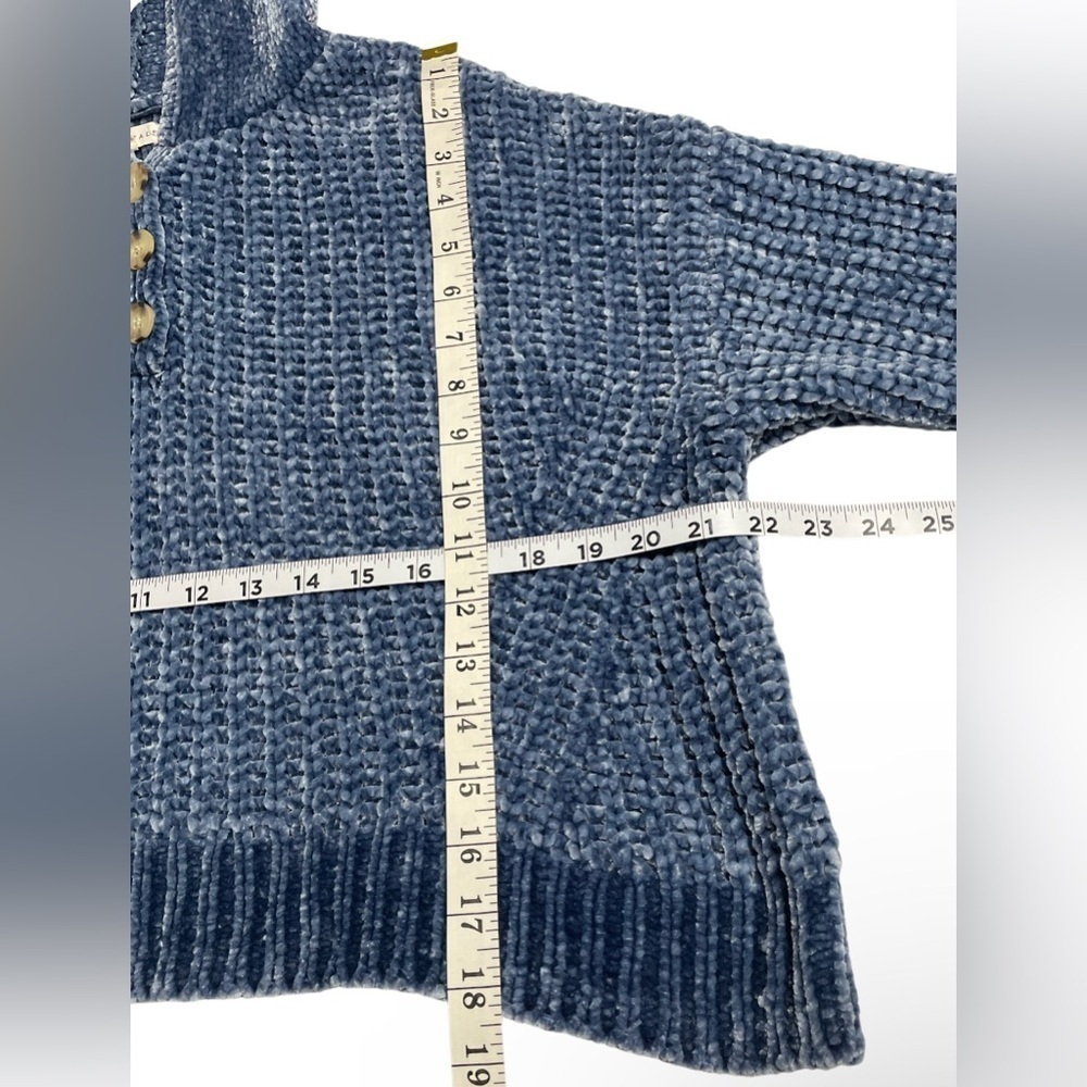 Aeropostale sweater crop top color:blue size:S - Picture 5 of 6